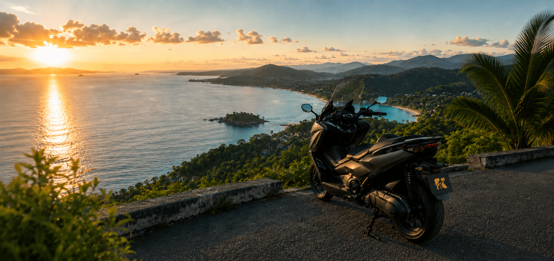 Explore Phuket on a scooter